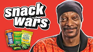 Snoop Dogg Rates British And American Food  Snack Wars [upl. by Rambow]