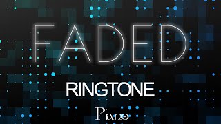 Alan Walker Faded 🖤 Ringtone  Piano [upl. by Ynnos]