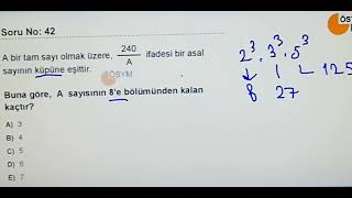 2022 KPSS LİSANS MATEMATİK 12SORU [upl. by Enyaz]