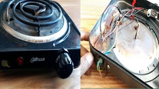 how to repair electric stove at home easy step by step [upl. by Hana579]