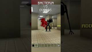 Bacteria VS Guards The Backrooms Minecraft shorts minecraft backrooms [upl. by Rillings524]