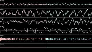 Supersaw Club  Wake up Stereo Oscilloscope View [upl. by Leon]