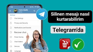 Silinen Telegram Mesajları Sohbetleri Resimleri ve Videoları Nasıl Kurtarılır Yöntem 2025 [upl. by Aretak]