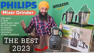 Philips mixer grinder HL775700  750 watt powerful motor3 jars  2023 letest model  silver black [upl. by Ixel149]