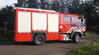 Brandweer Enschede Hengelo Almelo Delden Vriezenveen Haaksbergen Losser Den Ham naar melding [upl. by Sherris]