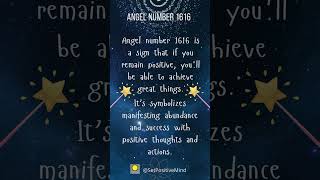 Angel Number 1616 manifestation angelnumberfrequency affirmations 1111universe astrologyfacts [upl. by Klinges776]