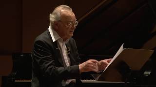 2011 Beatty Memorial Lecture  Alfred Brendel [upl. by Oeak427]