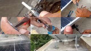 how to connection solar panel [upl. by Jonme662]