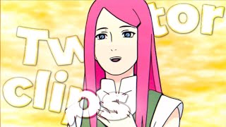 uzumaki kushina twixtor 4k clips with cc [upl. by Ainala]