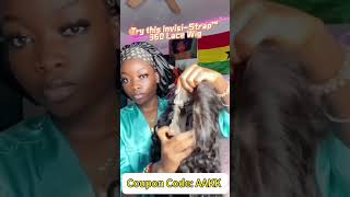 Wig Tutorial✨Invisible Strap Snug Fit 360 GLUELESS Skin HD Lace Frontal amp Preplucked elfinhair [upl. by Silloh801]