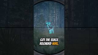 Shotgun Slugs vs Piebald Buck 💥 thehuntercotw thehunter cotwgameplay [upl. by Ecnahs]