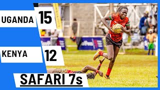 Kenya Lioness 1215 Uganda Finals Safari 7s Rugby 2023 Full Highlights Kenya vs Uganda [upl. by Elkcim]