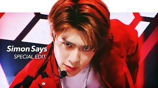 NCT 127  Simon Says Stage Mix교차편집 Special Edit [upl. by Akerboom616]