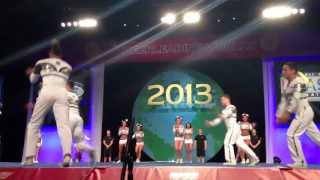 The Cheerleading Worlds 2013 Top Gun AllStars  OO5 International Open Coed Level 5 [upl. by Atibat19]