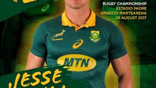 Springbok team to play Los Pumas in Salta on Saturday [upl. by Irvin972]