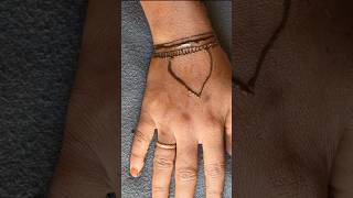 Simple Back hand Mehndi Designs  2024 new mehndi designs mehndi henna art viralvideo trending [upl. by Furmark]