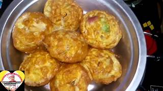 முட்டை பொரியல் ஆம்லெட் குழிப்பனியாரம் முட்டைபனியாரம் street food side dish egg fray [upl. by Sirob]