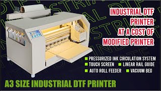 Digitech Fabrica DTF  Industrial A3 DTF printer for Tshirt printing  Best DTF printer for Startup [upl. by Nnod146]