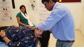 Chiropractic on occipital joint in India Patna by Dr Rajneesh kant  09308511357 [upl. by Alleahcim378]