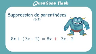 Parenthèses précédées dun signe quotquot  Questions flash [upl. by Nybor851]