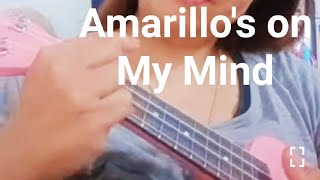 Amarillo by Morning  George Strait  Ukulele [upl. by Rednasela426]