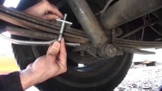 How to install Leaf Helper Springs [upl. by Nanine]