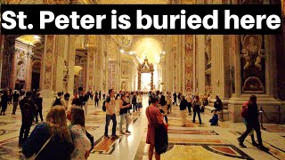 Rome Italy  This is Why You Must Tour St Peters Basilica At Night Vatican city [upl. by Aneehsar]