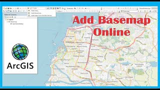 Menampilkan Basemap  ArcGISArcMap [upl. by Yeldah364]