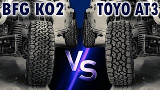 Toyo Open Country AT3 vs BF Goodrich KO2 AllTerrain [upl. by Attenrad742]