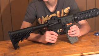 APS M4 CQB Electric BlowBack Airsoft AEG Review [upl. by Ahsenrat17]