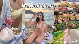 hawaii vlog 🐚 living my coconut girl summer dreams for a week in oahu [upl. by Theron]