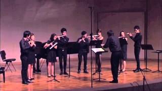 CU Flute Ensemble for Danse des Mirlitons from The Nutcracker Pyotr Ilyich Tchaikovsky [upl. by Enirok380]