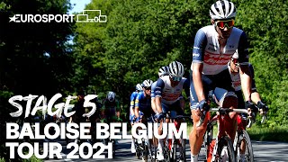 2021 Baloise Belgium Tour  Stage 5  Highlights  Cycling  Eurosport [upl. by Adrian393]