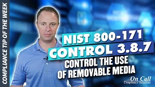 NIST 800171 Control 387  Control the Use of Removable Media [upl. by Sherj255]