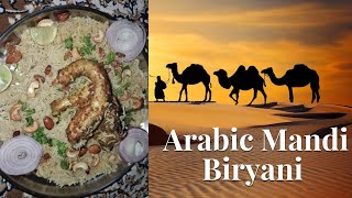 Arabic style mandi Biryani Biryani food how to make Biryani trendingvideo viralvideo [upl. by Reisch999]