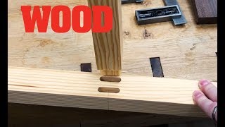 Repeated Mortise Tenon Joints Using a PantoRouter  WOOD magazine [upl. by Yregerg]