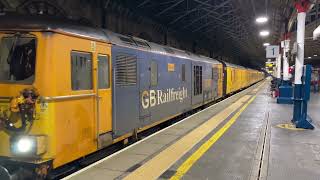 73961 and 73965 at Crewe 13th Feb 2024 [upl. by Rycca]