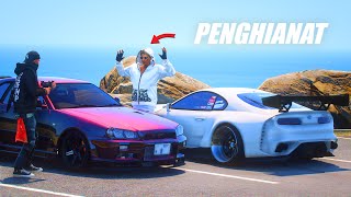 KEI MENYERGAP PENCURI SKYLINE R34  TERNYATA ORANG INI YANG MENCURI  GTA 5 ROLEPLAY [upl. by Nagy]