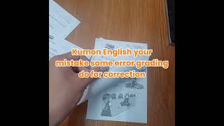 Kumon English grading [upl. by Aizan]