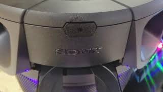 Sony MHCV83D High Power Audio System with BLUETOOTH® Technology Video [upl. by Hephzipah479]