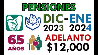 PAGOS IMSS ISSSTE y BIENESTAR diciembre y enero 2024 NUEVO CÁLCULO MODALIDAD 40 [upl. by Leodora]