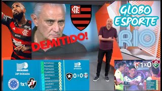 GLOBO ESPORTE RJ HOJE  FLAMENGO DEMITE TITE  BOTAFOGO  VASCO  FLUMINENSE  BRASILEIRÃO  GE 309 [upl. by Whitver63]