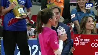 Conference MVP Bernadeth Pons speech  2024 PVL Reinforced Conference [upl. by Tore]