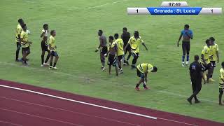 CBNWINLOTT Windward Island School Games Football Match Grenada Vs St Lucia [upl. by Belayneh]