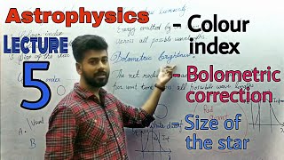 Color index  Bolometric correction  Radius  Luminosity relation of the star  Astrophysics L 5 [upl. by Longerich]