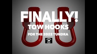 FINALLY Tow Hooks amp More Available For The 2022 Toyota Tundra [upl. by Nedyah]