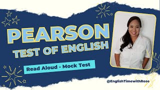 PTE  Speaking Test  Read Aloud  Mock Test [upl. by Nadnerb]