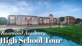 Welcome to Rosewood Academy  Bloxburg High School  Dorms Tour [upl. by Chandler]