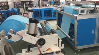 Disposable Bed Sheet Machine Medical Bedsheet Covers Nonwoven Bed Sheet Folding Machine [upl. by Ragen]