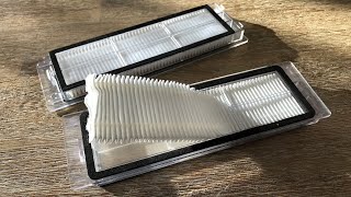 XIAOMI Robot HEPA filter Original vs Aftermarket [upl. by Oryaj305]